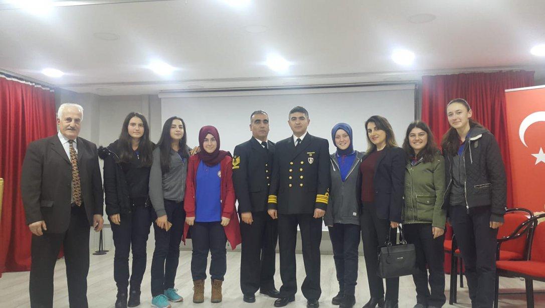İlçemizde ´´Milli Savunma Üniversitesi Tanıtım Faaliyetleri ´´ Bilgilendirme Toplantısı 13.02.2019 Tarihinde Akçakoca Anadolu Lisesi Toplantı Salonunda yapıldı.