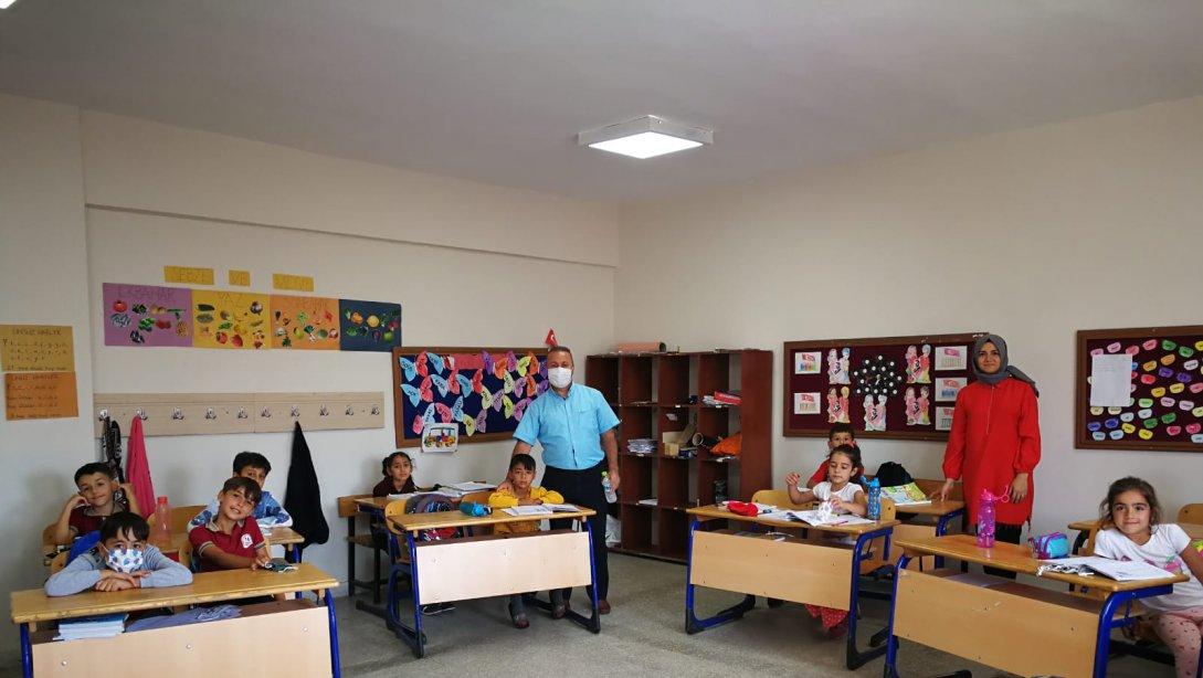 İlçe Milli Eğitim Şube Müdürü Hasan YILDIRIM Uğurlu İlkokulu ve Ortaokulunu Ziyaret Etti.
