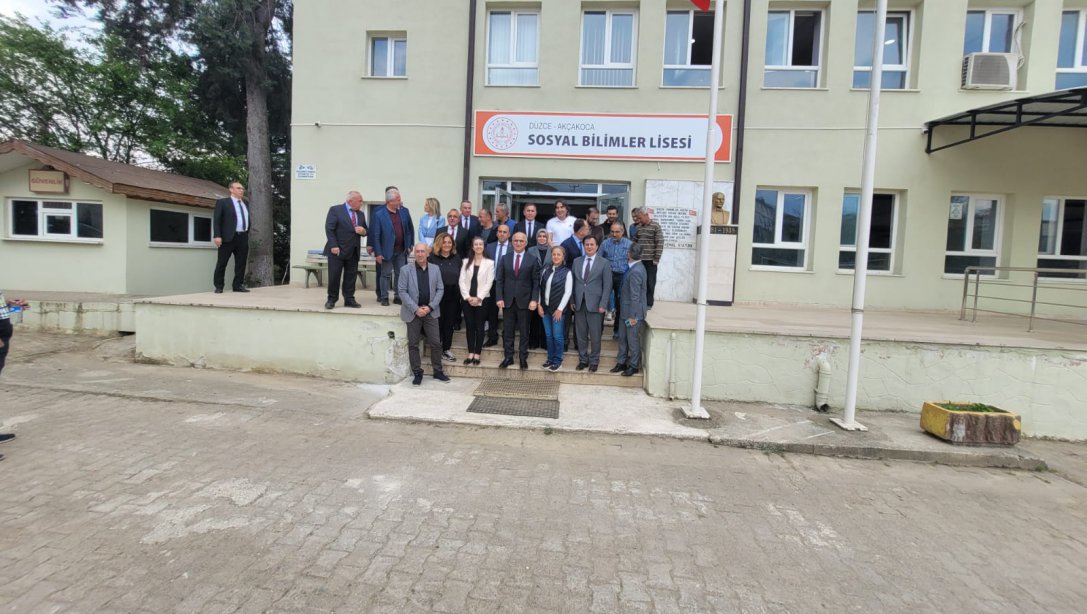 Milli Eğitim Bakan Yardımcısı Sayın Sadri ŞENSOY Akçakoca'yı Ziyaret Etti